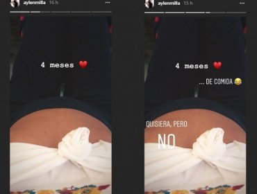 ¿Embarazada?: Aylén Milla genera expectación en sus seguidores ante imagen de su vientre