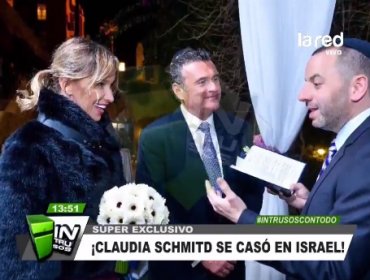 Claudia Schmidt se casó con amigo de Leonardo Farkas en ceremonia sorpresa en Israel
