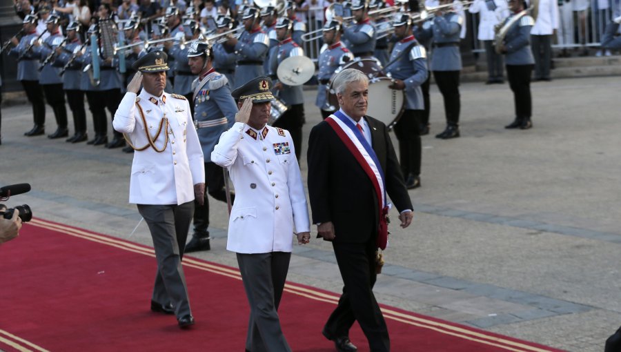 Presidente Piñera hace ingreso oficial a La Moneda como Primer Mandatario