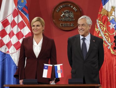 Presidentes de Chile y Croacia firmaron pacto de cooperación cultural