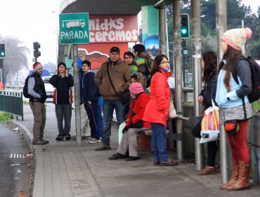 Paro de conductores afecta a miles de usuarios del Gran Concepción