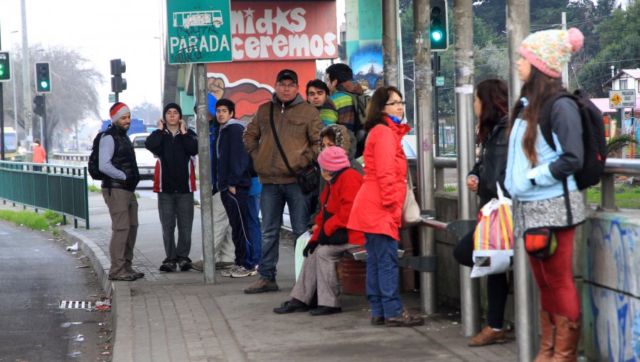 Paro de conductores afecta a miles de usuarios del Gran Concepción