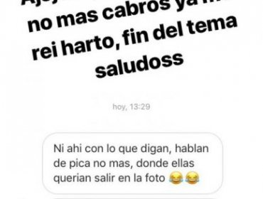 Los "ofensivos" mensajes de Hernán Calderón Junior contra Karen Bejarano y Maca Tondreau