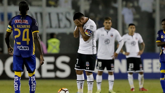 Colo Colo hace agua en la Libertadores: Delfín de Ecuador le ganó en el Monumental