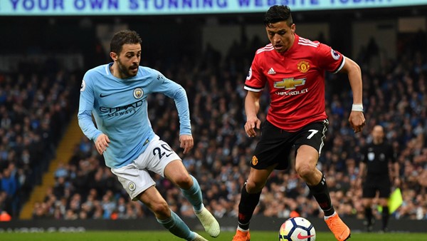 Alexis Sánchez jugó un partidazo en la remontada del United ante el City