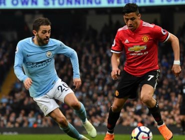 Alexis Sánchez jugó un partidazo en la remontada del United ante el City