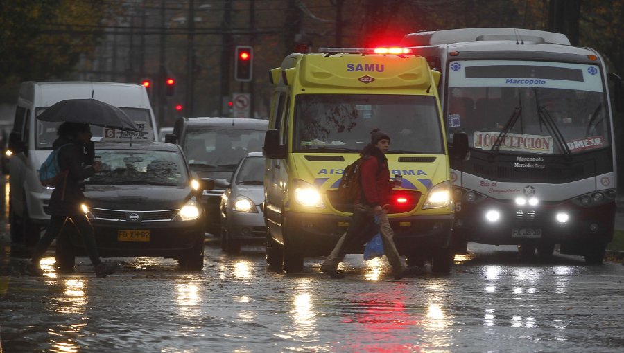 Onemi declara alerta preventiva entre el Biobío y Los Ríos por fuertes lluvias