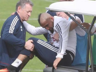 Arturo Vidal será operado de la rodilla y arriesga perderse semifinal ante el Madrid