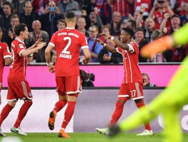 Sin el lesionado Vidal, Bayern goleó y avanzó a la final de la Copa de Alemania