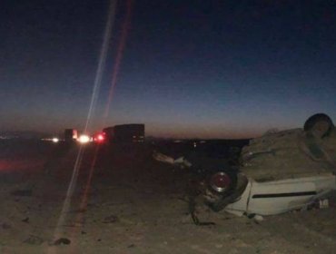 Violento choque entre Camión y Automóvil menor deja cinco muertos en ruta Calama Antofagasta