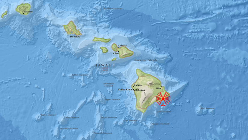 Fuerte terremoto sacude Hawái: Es el más potente desde el año 1975