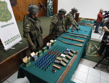 OS-7 decomisa armamento de guerra y detiene a banda dedicada al narcotráfico