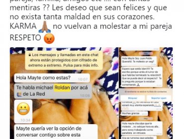 Alexis Sánchez revela mensajes de Michael Roldán y Juan Pablo Queraltó a Mayte Rodríguez