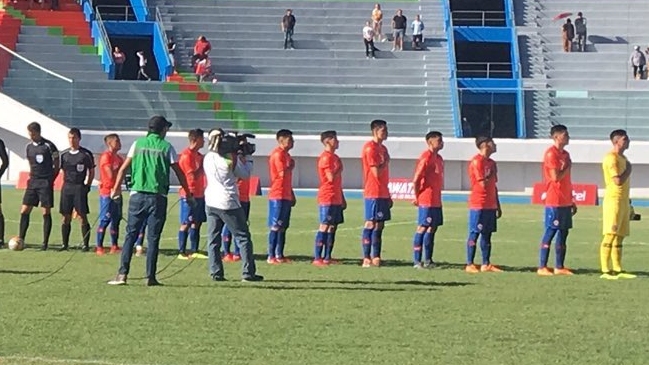 La Roja debutó en el fútbol de los Odesur con un polémico empate ante Argentina