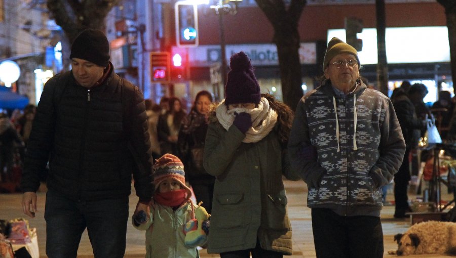 Siguen cayendo temperaturas: -0,2°C en Quinta Normal y -0,1° C en San Pablo