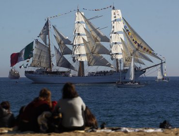 Embarcaciones de Velas Latinoamérica 2018 zarparon de Valparaíso