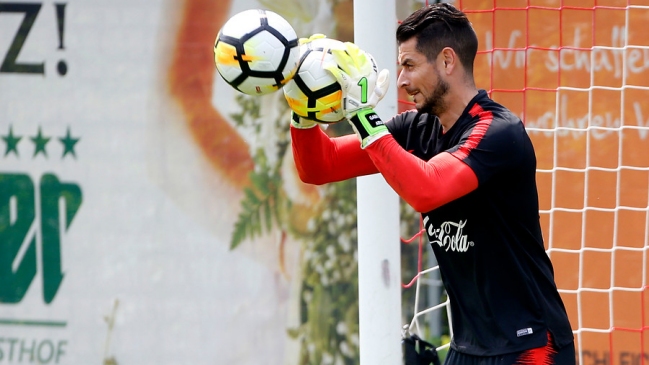 Gabriel Arias portero de Unión La Calera cuenta su experiencia en el arco de la Roja