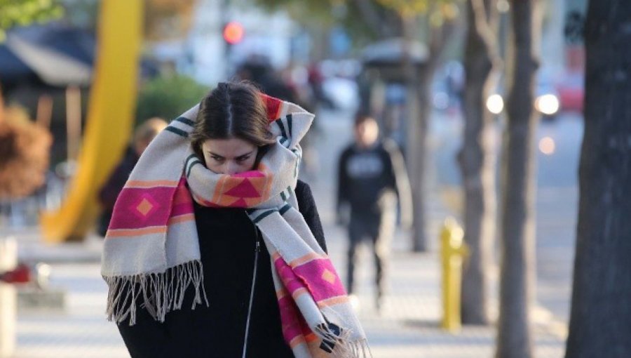 Este martes llega ola polar a la zona central con temperaturas de hasta -4° C