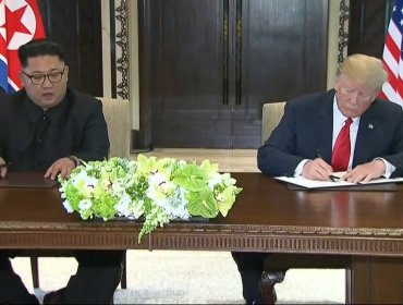 Histórica cumbre: Trump y Kim Jong acuerdan desnuclearización