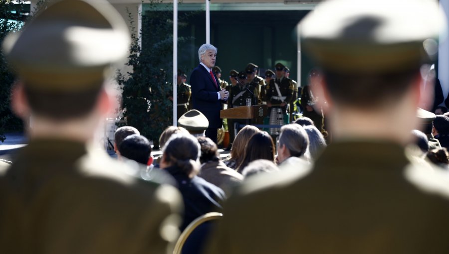 Presidente Piñera: “Llegó la hora de aprender a respetar a nuestros Carabineros”