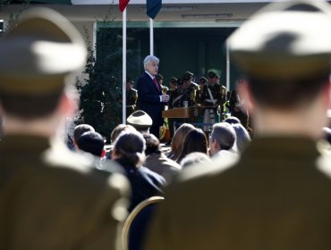 Presidente Piñera: “Llegó la hora de aprender a respetar a nuestros Carabineros”