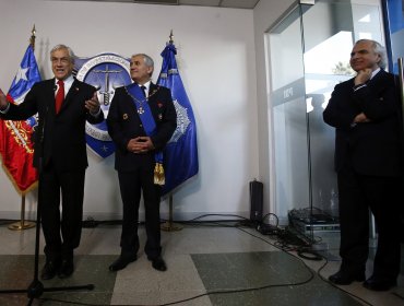 Piñera reitera compromiso de luchar contra delincuencia en aniversario 85 de PDI