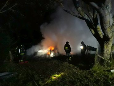 CAM se adjudicó nuevo ataque incendiario en la Región de La Araucanía