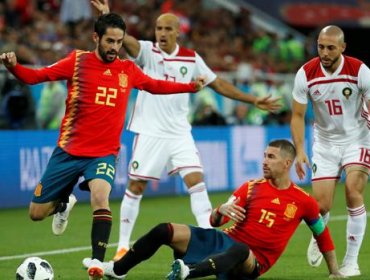 Mundial: España sufrió hasta el final para empatar con Marruecos y clasificar puntera