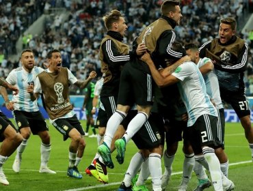 Argentina logró la hazaña y clasificó a Octavos tras derrotar a Nigeria