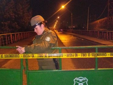 Puente colapsado, inundaciones y aislados por sistema frontal en La Araucanía