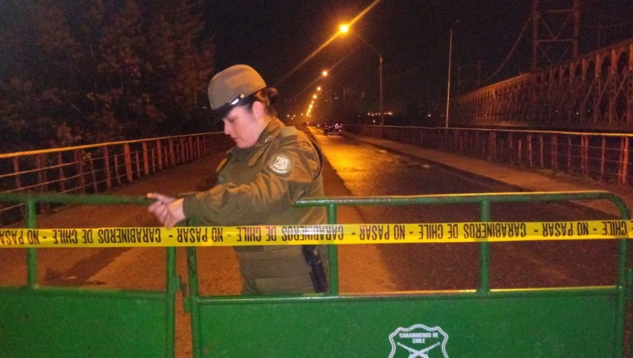 Puente colapsado, inundaciones y aislados por sistema frontal en La Araucanía