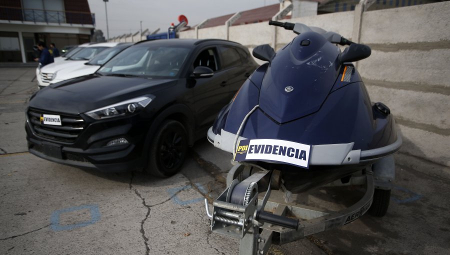 Operación Camaleón llega hoy a 31 formalizados por robo y blanqueo de vehículos