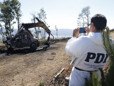 Investigan nueva quema de maquina forestal en fundo de La Araucanía