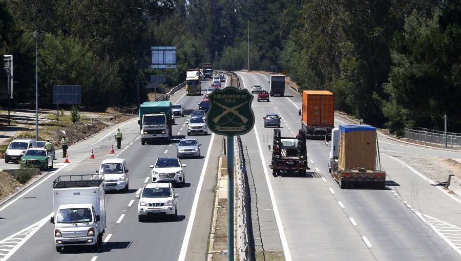 Carabineros informa de cinco muertos en lo que va del fin de semana largo