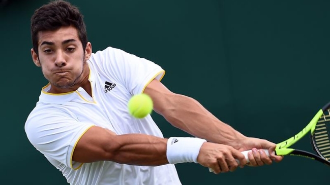 Christian Garín batalló hasta el final pero no pudo avanzar en Wimbledon