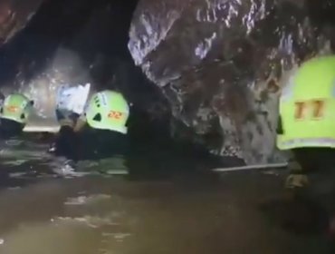 Rescatan a cuatro de los niños tailandeses atrapados en cueva: El resto espera al lunes