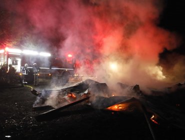 Ataque incendiario reduce a cenizas centro de rehabilitación en Tirúa