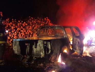 Desconocidos incendian maquinaria forestal en cercanías de Osorno