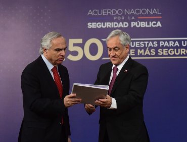 Presidente Piñera recibe propuestas como resultado de la Mesa de Seguridad Pública