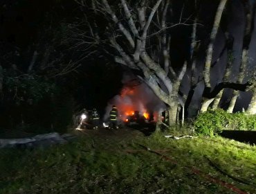 Dos nuevos ataques incendiaron se registraron simultáneamente en La Araucanía