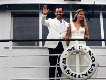 A bordo de un Barco se casó Jorge Olivares de "Protagonistas de la Fama"