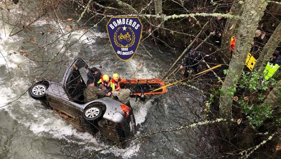 Un fallecido luego que automóvil cayera desde un puente en Los Ángeles