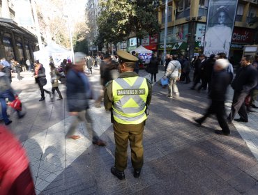 Carabineros detiene a dos lanzas del centro de Santiago que suman 97 detenciones