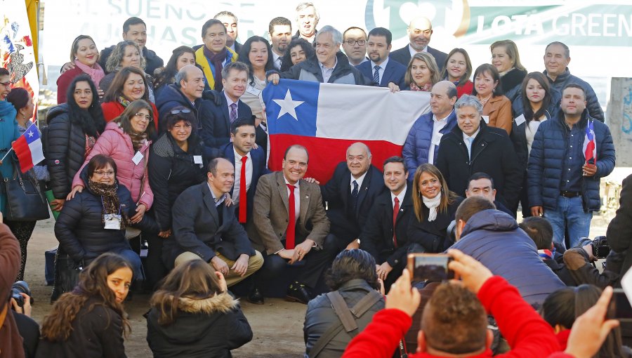 Presidente Piñera anunció viviendas sociales y nuevo hospital para Lota