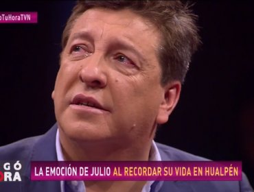 Julio César Rodríguez se emociona hasta las lagrimas al hablar de su familia y deja a TVN en segundo lugar