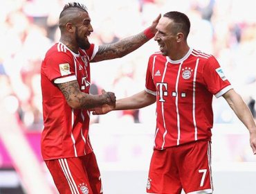 La sentida despedida de Frank Ribery a su "hermano" Arturo Vidal