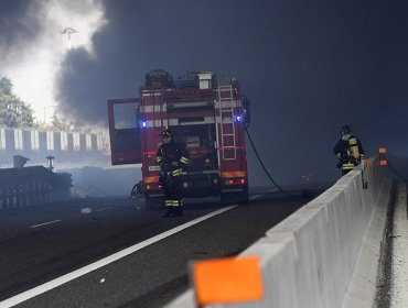 Impresionantes imágenes y vídeos de explosión de camión en Italia