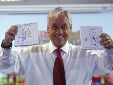 Presidente Sebastián Piñera firma proyecto de Ley de Sala Cuna Universal
