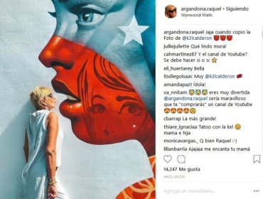 Raquel Argandoña imita "pose" de su hija Kel Calderón en Instagram y se viraliza