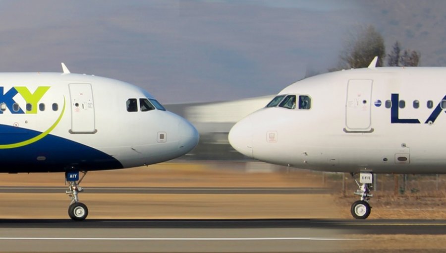 Tres amenazas de Bomba obligan a aterrizajes de emergencia a vuelos de Latam y Sky Airline